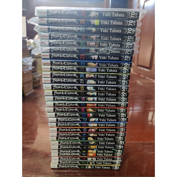 Black Clover เล่ม 1-29 (ล่าสุด) สภาพสะสม (มือ1  6 เล่ม) หายากมาก