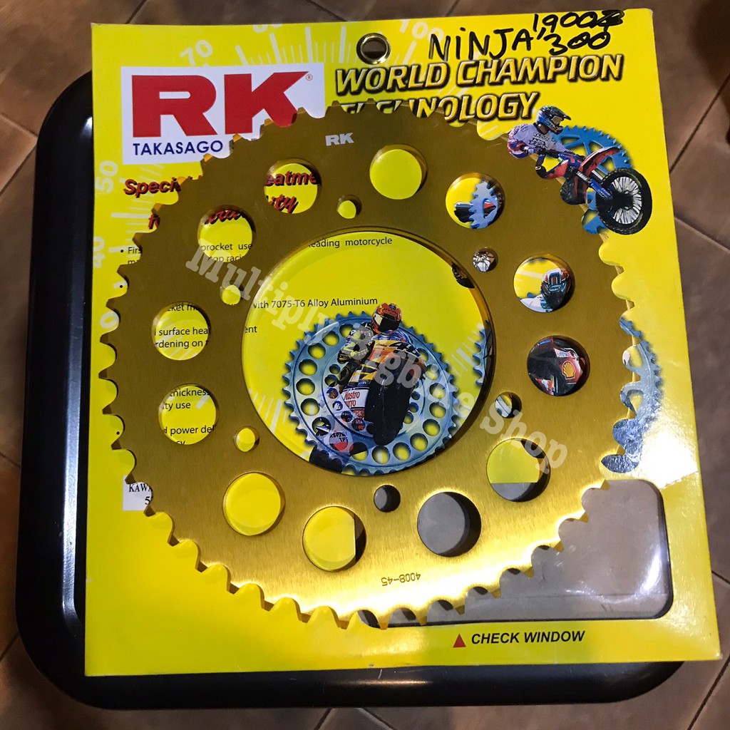 สเตอร์หลัง RK takasago sprocket Z250 , Z300