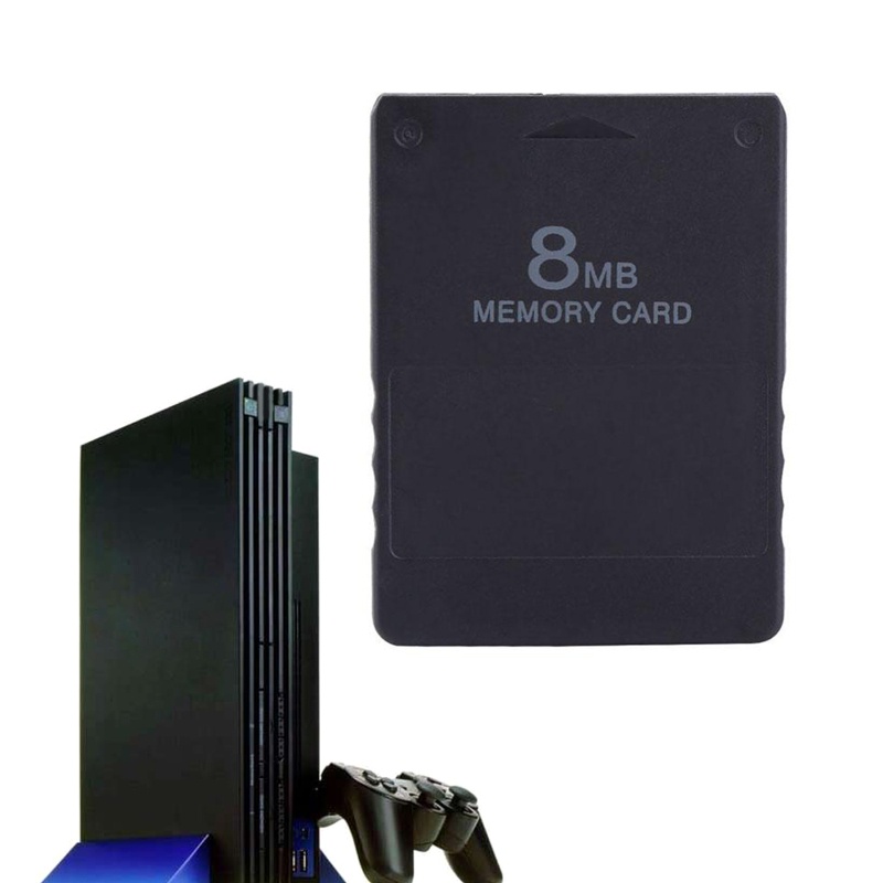 Cinn Black Memory Card Game Save Saver Data Stick Module สําหรับอุปกรณ์เสริมเกม PS2