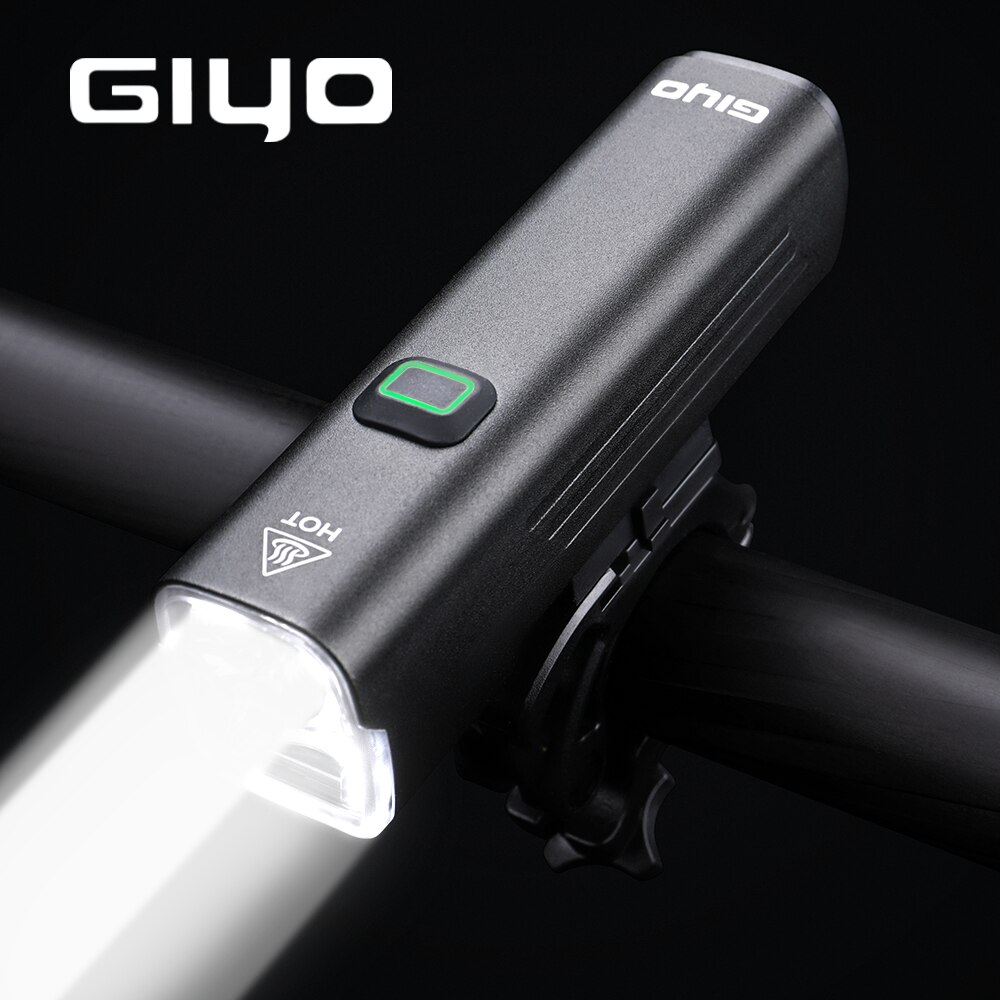 Giyo ไฟหน้าจักรยาน อะลูมิเนียม กันฝน ชาร์จ USB 4800 mAh น้ําหนักเบา สําหรับจักรยานเสือภูเขา