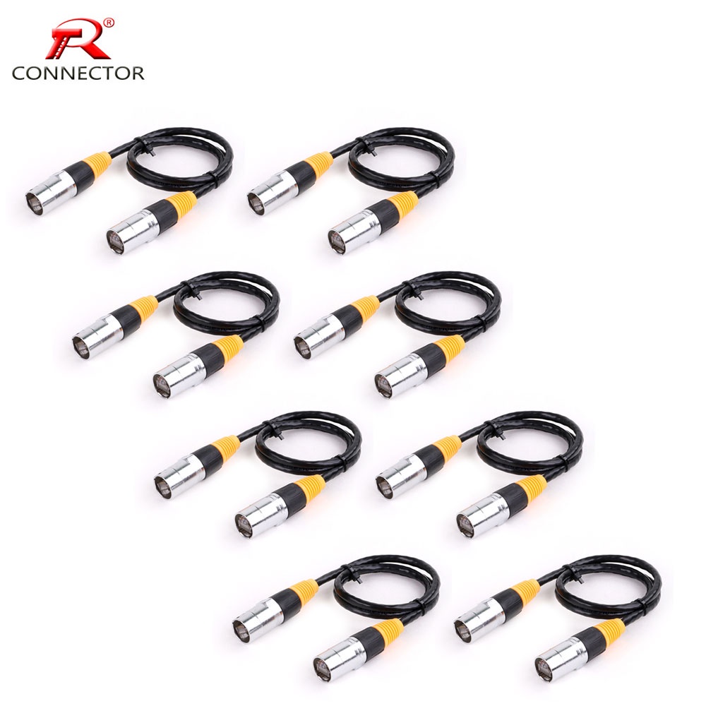8pc High Speed Heavy Duty RJ45 Cable IP65 LAN Patch Cord Shielded LED Home Network