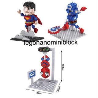 Legonano เลโก้ นาโน lego nano nanoblock hero set3กล่อง