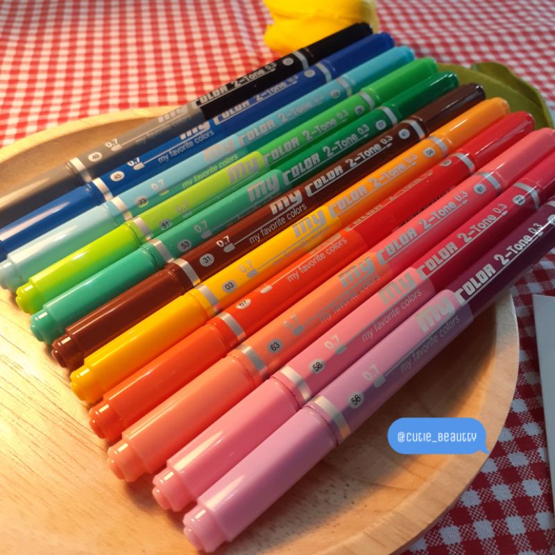 ปากกาสีสองโทน My Color2-Tone