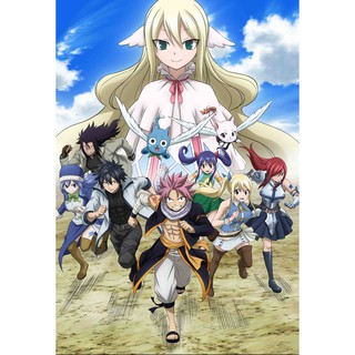 โปสเตอร์ Fairy Tail แฟรี่เทล ศึกจอมเวทอภินิหาร การ์ตูน ญี่ปุ่น Poster ของขวัญ โปสเตอร์สำหรับเด็ก Japan Anime FairyTail