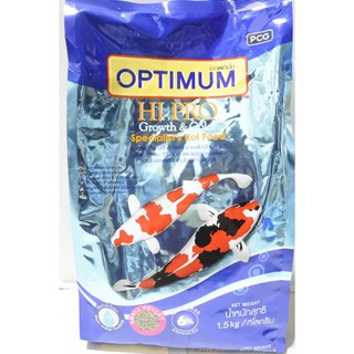 Optimum อาหารปลา ปลาคราฟ ออพติมั่ม ไฮ โปร (Spirulina 6 % ) เม็ดเล็ก 1.5 kg