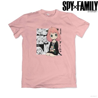 เสื้อยืดแขนสั้นลําลอง ทรงหลวม พิมพ์ลายกราฟฟิคอนิเมะ Anya Forger CSP SPY X FAMILY พลัสไซซ์ สําหรับผู้ชาย และผู้หญิง