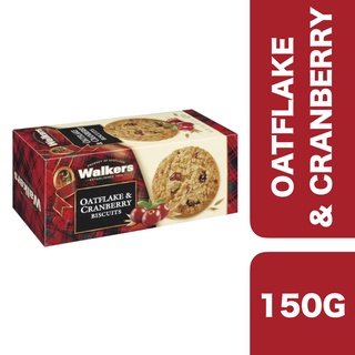 Walkers Oatflake &amp; Cranberry Biscuits 150g ++ วอล์กเกอร์ โอ๊ตเฟลก แอนด์ แครนเบอร์รี่ บิสกิต 150 กรัม