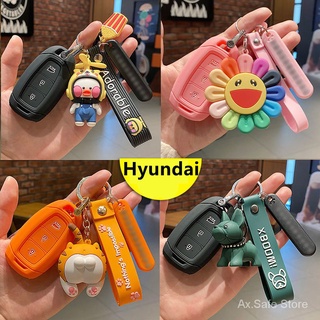 【Ax·safe】เคสกุญแจซิลิโคน กันน้ํา สําหรับ Hyundai Reina Veloster Accent Kona Venue Tucson Palisade H-100 Starex พวงกุญแจรถยนต์ พวงกุญแจ อุปกรณ์แต่งรถยนต์ พวงกุญแจรถ ซองใส่กุญแจรถ ซองใส่กุญแจรถ