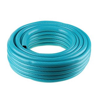 สายยาง PVC KNITTING SPRING 5/8 นิ้วx20 ม. สีฟ้า