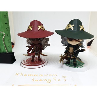 ฟิกเกอร์โมเดลผู้ชาย จากญี่ปุ่นมือสอง Puzzle &amp; Dragons Awoken ODIN / Phantom God Figure Collection Original Japan x 2