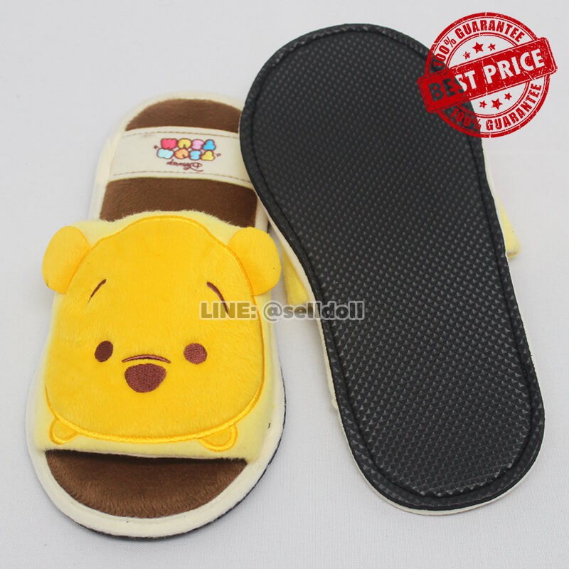 รองเท้าใส่ในบ้าน Pooh & Piglet ลิขสิทธิ์แท้ / รองเท้าใส่ในบ้าน พูห์ & พิกเล็ต / รองเท้า Winnie the Pooh Tsum Tsum