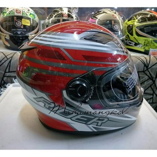 หมวกกันน็อค RIDER VIPER  NO.1  สีแดง เทา ขาว Size XL