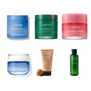 Tester Laneige Mask / Cream / Mask Kit / Innisfree Jeju Foam /Green Tea Skin / Etude Moistfill Kit 💢แท้100%