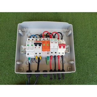 AC-DC combiner box 1string สำหรับระบบโซล่าเซลล์ระบบออนกริดขนาด 1.5kw-3kw