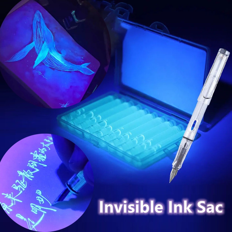 Invisible ink sac Disposable Fountain Pen Ink Cartridge Refills Fountain Pen Ink Cartridge Refills 0