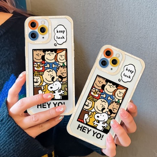 เคสโทรศัพท์มือถือ TPU นิ่ม ลายการ์ตูนน่ารัก สําหรับ Xiaomi Redmi 10 10A 10C 9A 9 9T 9C NFC Mi 11T 11 Lite Pro Redmi Note 9 8 10 11S 10S 10 Pro Max 11 Pro 11T 10T Poco X3 NFC Poco X4 Pro เคสโทรศัพท์มือถือ ลายการ์ตูน Snoopy