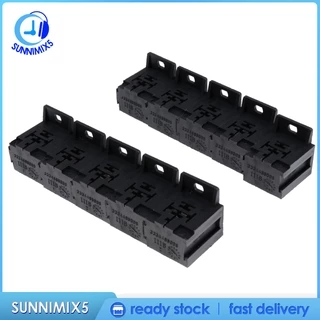 ฐานรีเลย์ 30A-80Amp 5 Pin 10 ชิ้น พร้อมขั้วต่อ 50 ชิ้น