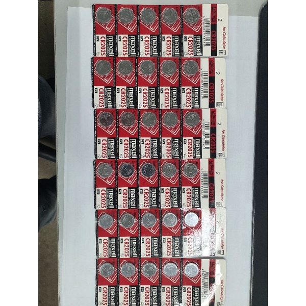 แบตเตอรี่ Maxell CR2025