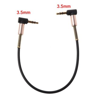 24cm Dual 3.5 mm to 3.5mm Male Jack Audio Cable Car Aux Cord for phone MP3 Speaker