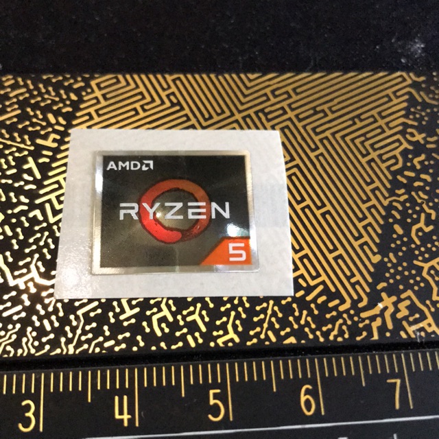 สติ๊กเกอร์ AMD Ryzen 5 ดั้งเดิม