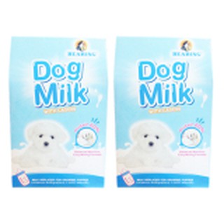 Bearing Dog &amp; Puppies Milk with Casein [300g x2] นมผงสำเร็จรูป สำหรับ ลูกสุนัข สุนัขอุ้มท้อง