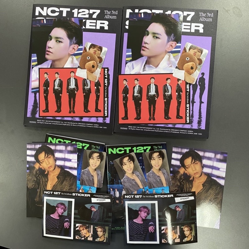 [พร้อมส่ง] โปสการ์ด NCT127 sticker