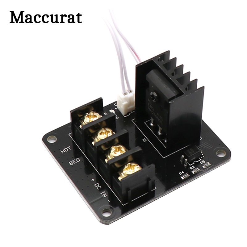 3D เครื่องพิมพ์อุ่นเตียงโมดูล/Hotbed MOSFET โมดูลขยาย Inc 2pin ตะกั่วสําหรับ Anet A8 A6 A2 Ramps 1.4