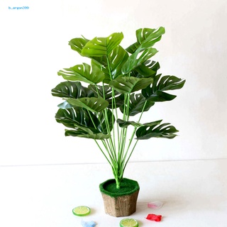 [NE] 1 Bouquet Plastic Monstera Fake Monstera Floral Foliage Plant Leaf