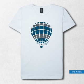 over the sky T-shirt กราฟฟิค เสื้อยืดคอกลม - บอลลูน Balloon