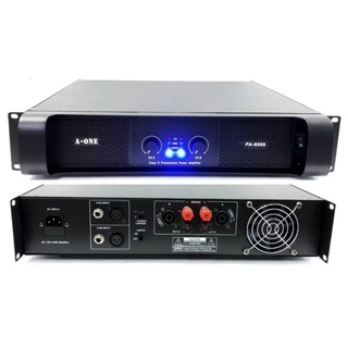 ✔(ส่งฟรี)A-ONE Professional poweramplifier เพาเวอร์แอมป์ 450W+450W เครื่องขยายเสียง รุ่น PA-6000