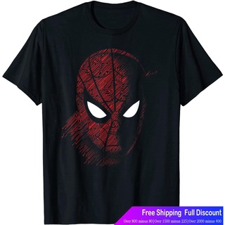 เสื้อสาวอวบ เสือยืดผู้ชาย เสื้อบอดี้โ Marvel Spider-Man: Far From Home Close Up T-Shirt T-Shirt