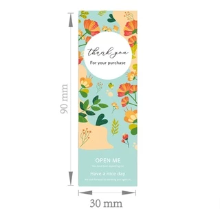 โปรโมชั่น ซื้อ1 แถม1 สติกเกอร์ ฉลาก สินค้า สำเร็จรูป ขนาด 3*9 cm. 50 ดวง/แพ๊ค