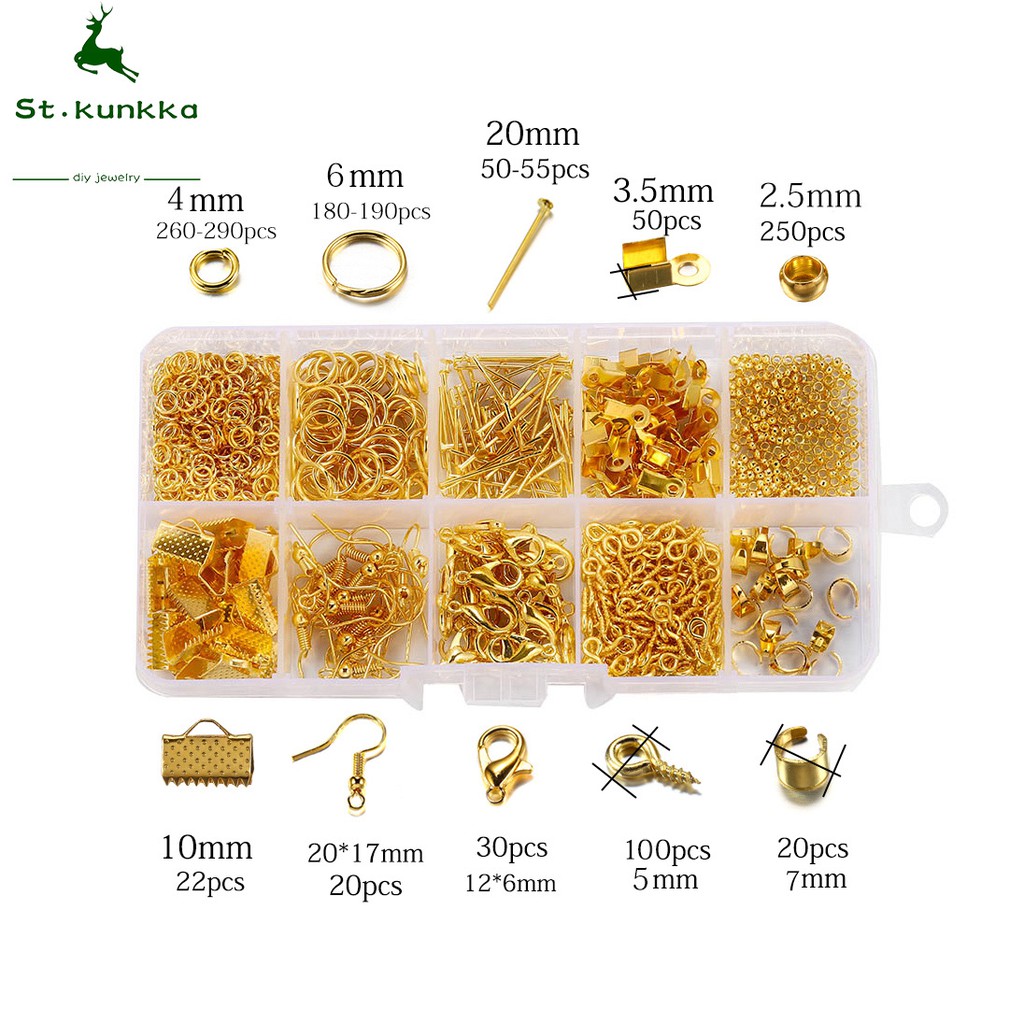 St.kunkka 5 สีชุดสร้อยคอต่างหูลวดคละแบบ