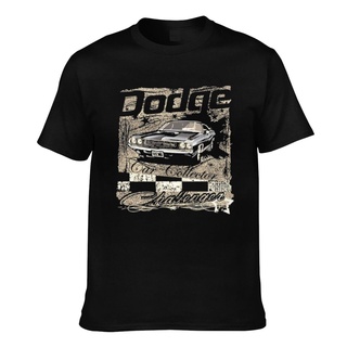 T-shirt  เสื้อยืด ผ้าฝ้าย พิมพ์ลาย Dodge Challenger Rt Father 1970S คุณภาพดี แฟชั่นฤดูร้อนS-5XL