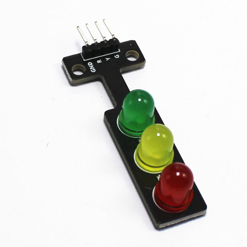 5PCS/Lot Mini 5mm LED DC 5V Traffic Light LED Display Module Board for Arduino