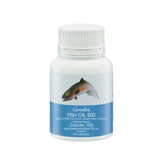 ( ส่งฟรี ) น้ำมันปลากิฟฟารีน Fish oil GIFFARINE ( 500 มิลลิกรัม 50 แคปซูล ) น้ำมันตับปลา ทานได้ทุกวัย