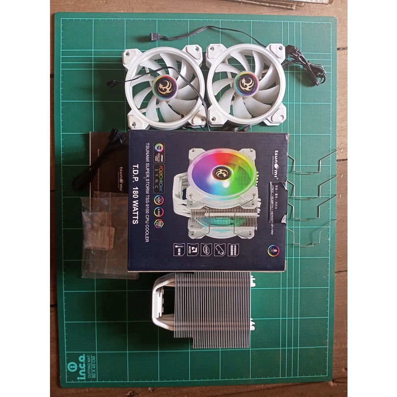 CPU COOLER TSUNAMI TSS 9100 WHITE ซีพียูคูลเลอร์ [มือ2]