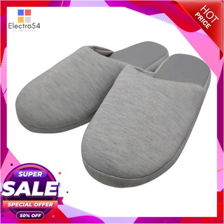 🔥ยอดนิยม!! รองเท้า Slipper Plain K&amp;H รุ่น EMBOSS NP190303-2A (#41) ขนาด 22 x 7.11 x 27 ซม. สีเทา