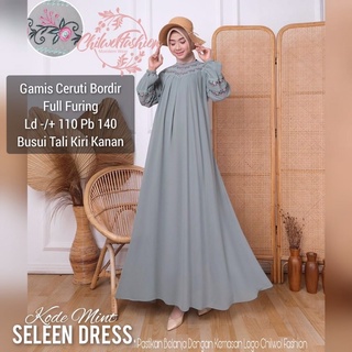 ~CHILWOL~GAMIS Syari~gamis POLOS~GAMIS ชุดเดรสปักลาย~ORI SOLO~SELEEN DRESS โดย CHILWOL