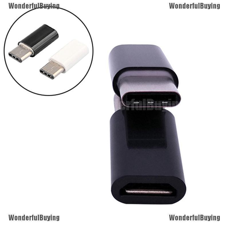 อะแดปเตอร์เชื่อมต่อข้อมูล USB 3.1 Type C Male to Micro USB Female