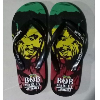 Bob marley Flip Flops เสื้อยืด rasta reggae original jatimaika