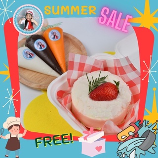 🌤Summer SALE💦!DIY Mini Cake + Free🎉ต่อโปร!ได้ครีมเค้ก 4 ถุง/สี❤️อบสดใหม่อร่อย พร้อมส่งทั่วไทยทุกวัน