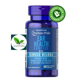 Puritans Pride Ear Health Complex / 30 Rapid Release Capsules