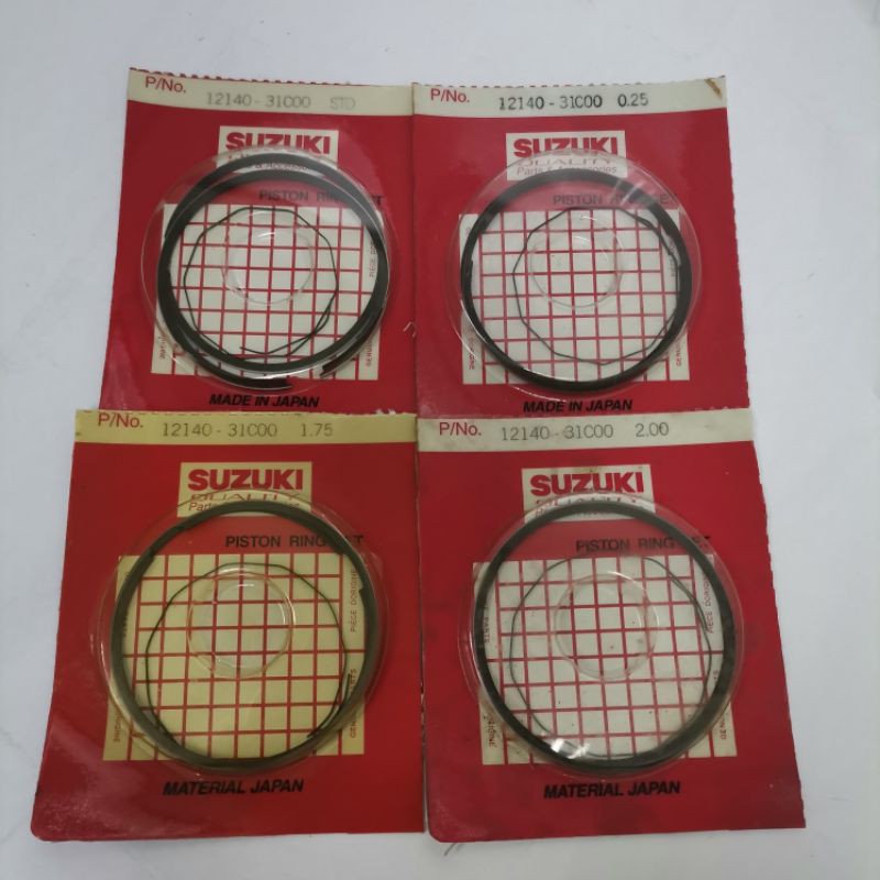 SUZUKI RG110 RG110 RG RC110 BEST PISTON RING STD / 0.25 / 0.50 /1.75/2.00