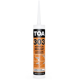 TOA 303 อะครีลิค ซีลแลนท์ 280 มล. ทีโอเอ Acrylic sealant