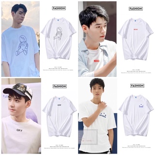 พรีออเดอร์ ❗️ เสื้อยืดคอกลม เหมือนกงจวิ้นใส่ gongjun ดาราจีน