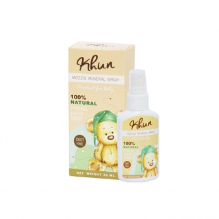 KHUN Mozzie Mineral spray 50ml สเปรย์น้ำแร่บำรุงผิวสูตรไล่ยุง