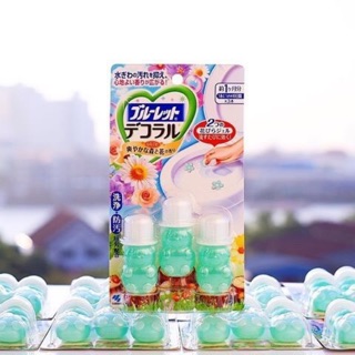 Kobayashi Bluelet Dekoraru Toilet Bowl Cleaner #สีเขียว เจลทำความสะอาดโถส้วม ฆ่าเชื้อโรค