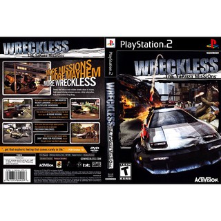 WRECKLESS [PS2 US : DVD5 1 Disc]