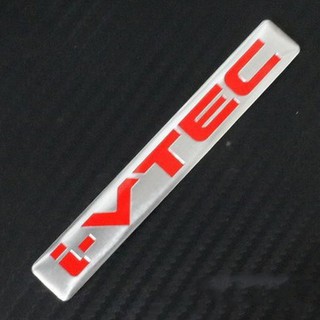 ป้ายทะเบียนโลหะ I-VTEC สำหรับ Honda Car stickers